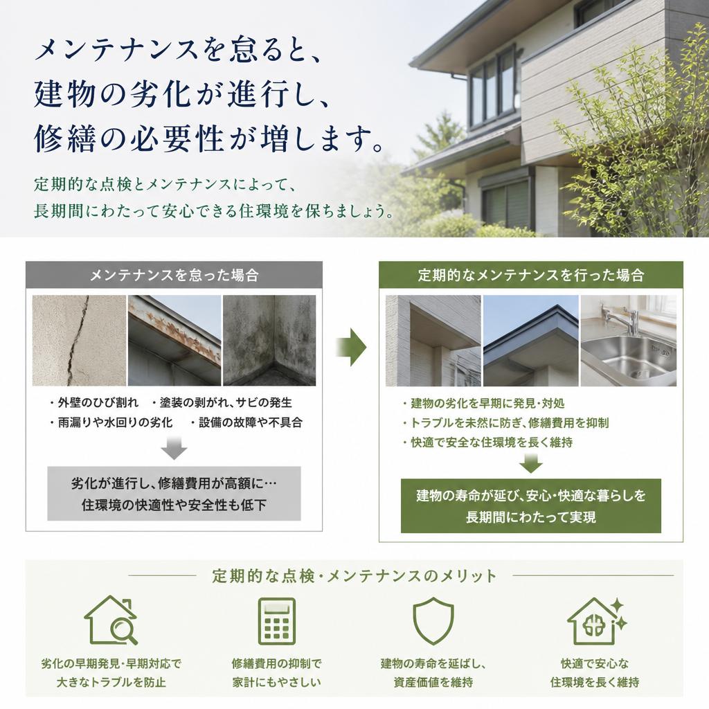 定期的なメンテナンスの重要性
