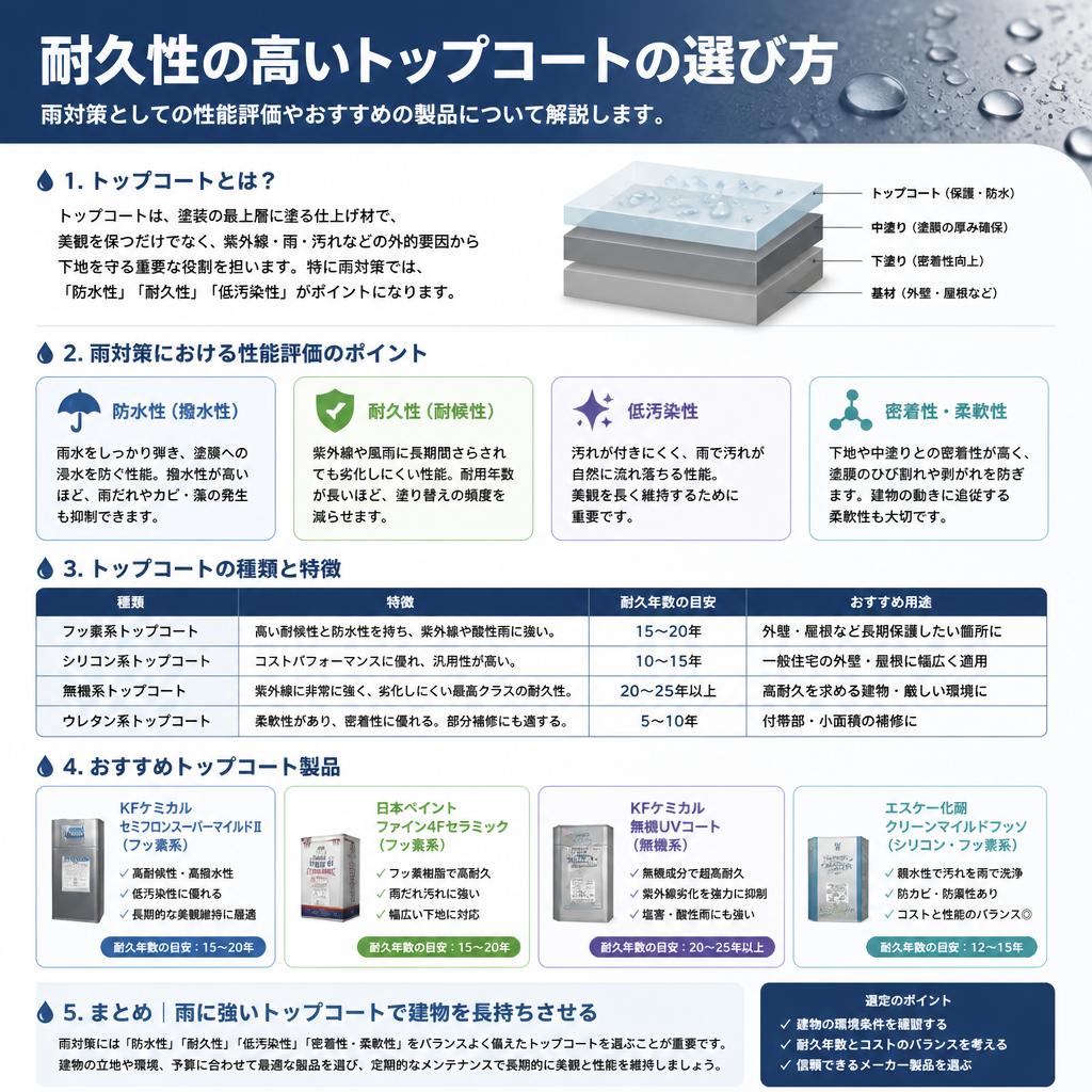 3. トップコートの耐久性と選び方