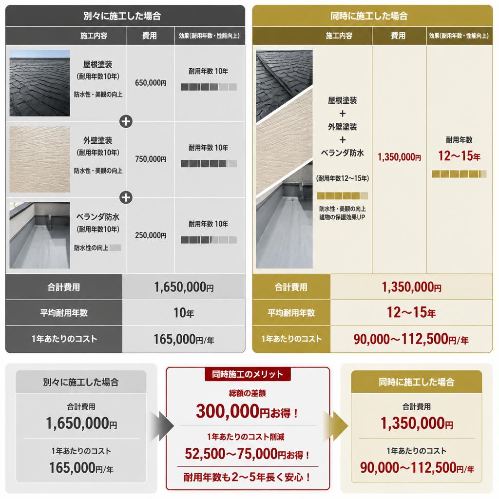 具体的な費用効果の比較